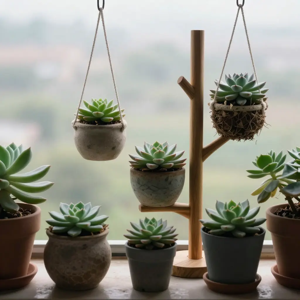 Balcony plant arrangement  